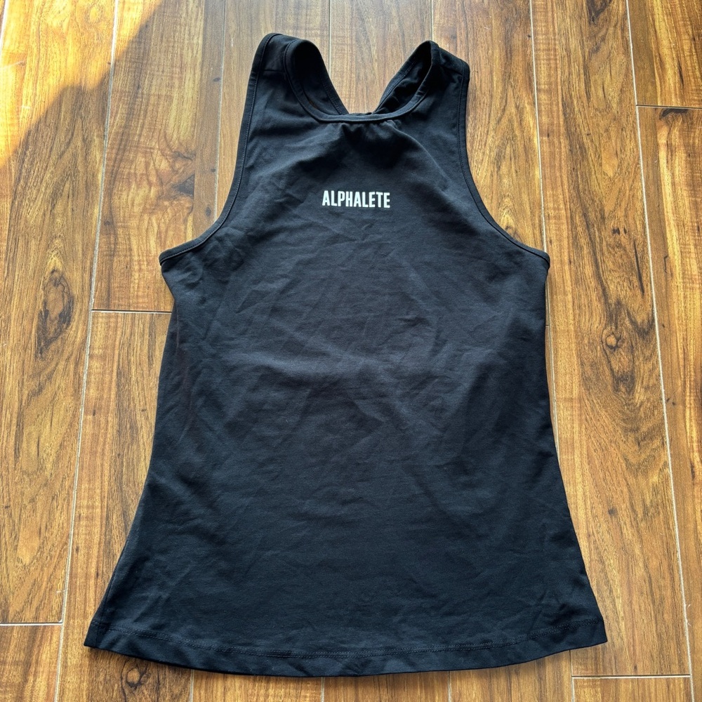 Alphalete Open Back Tank Top | Size Small